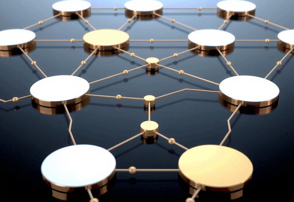 Sieć połączeń reprezentująca cookies stron trzecich i partnerów